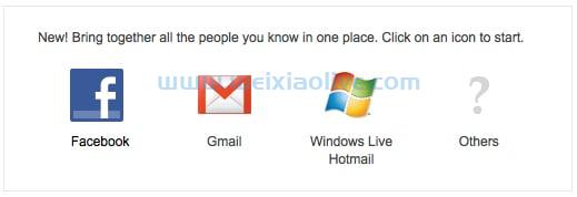 从Facebook、Gmail和Yahoo! 导入联系人到你的mac