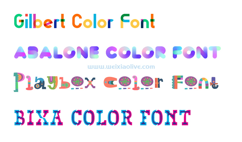 如何在 Web 上使用彩色字体  第1张