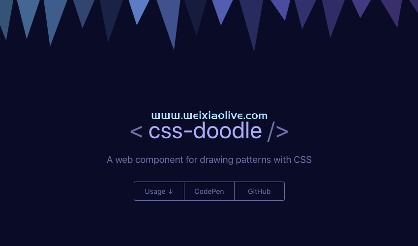 如何使用 CSS Doodle 用 绘制图案  第1张