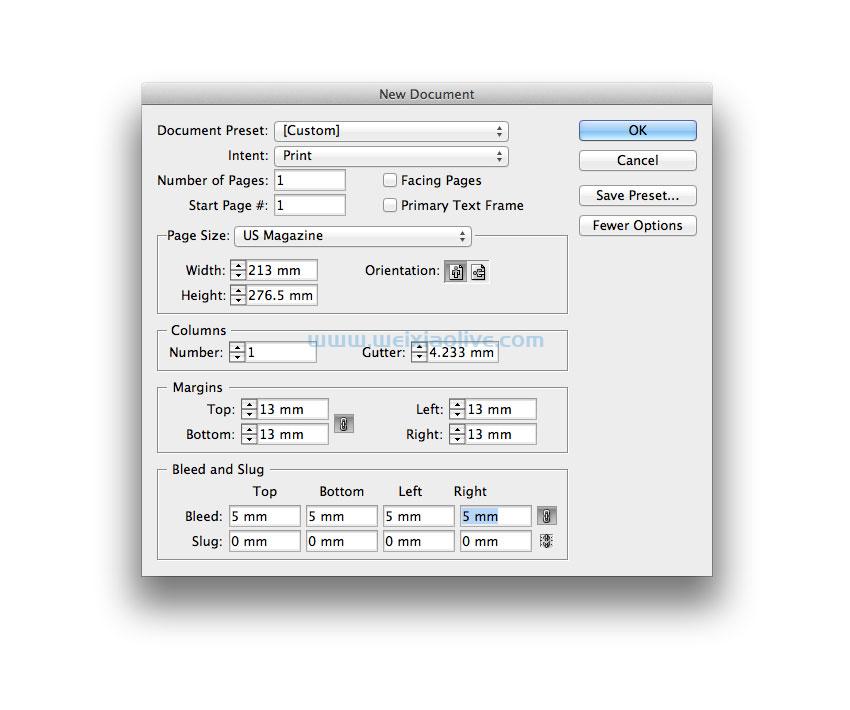 如何在 Adob​​e InDesign 中创建简单的杂志模板