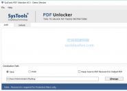 PDF文件解密工具SysTools PDF Unlocker v5.3.0免激活版