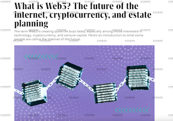 什么是Web3？互联网、加密数字和遗产规划的未来