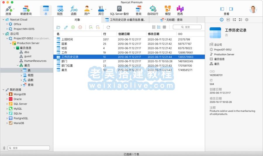 数据库管理工具 Navicat Premium for Mac 16.3.5 中文版免激活  第2张